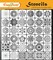 36-Piece Reusable Mandala Stencils – 3x3 in DIY Painting Templates for Wood, Walls, Crafts & Home Decor